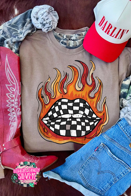 Checkered Lips